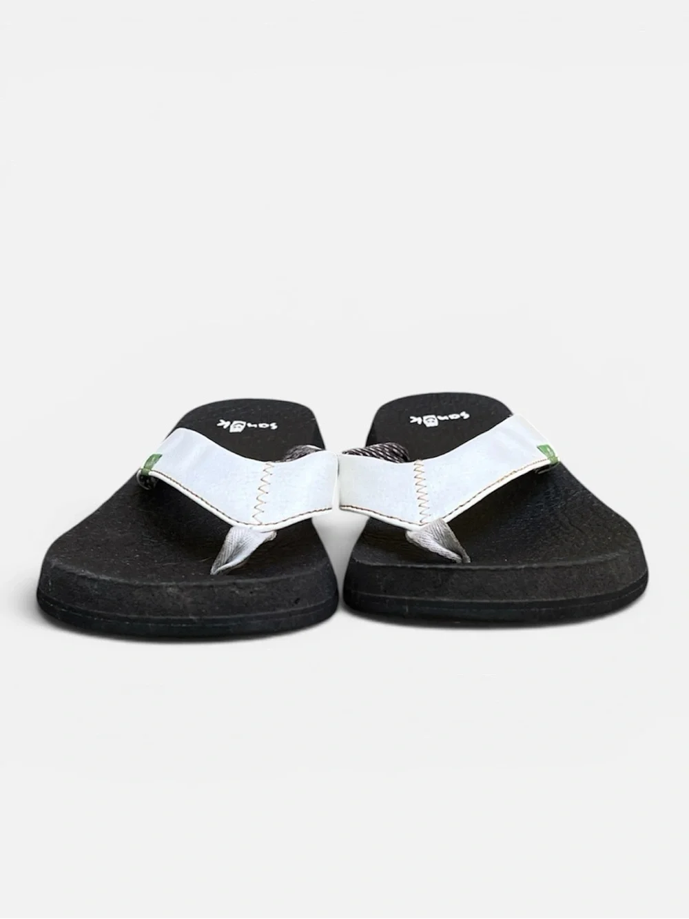 Sanuk Yoga Mat Flip Flop in White SWS2908 Women's Size 9/10